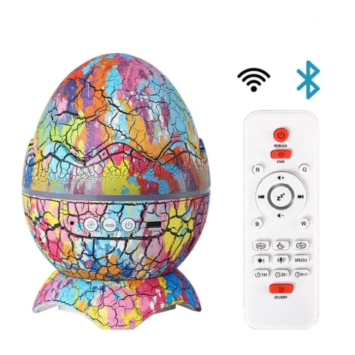 Світлодіодний проєктор у формі ЯйЦа, зоряного неба, Bluetooth dinosaur egg AND LY-664