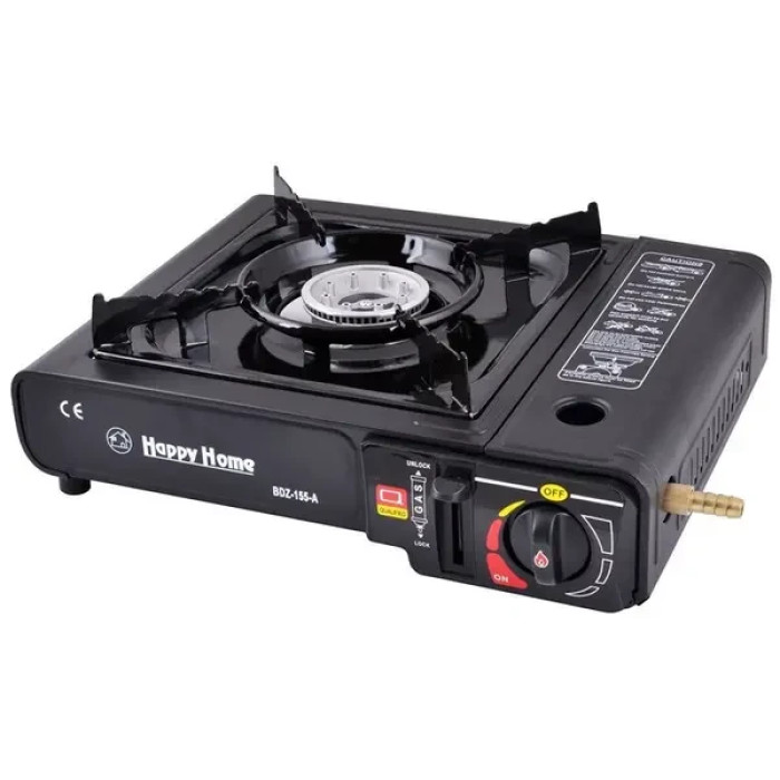 Походная плитка под балончик с переходником под большой балон в кейсе 155b-115d