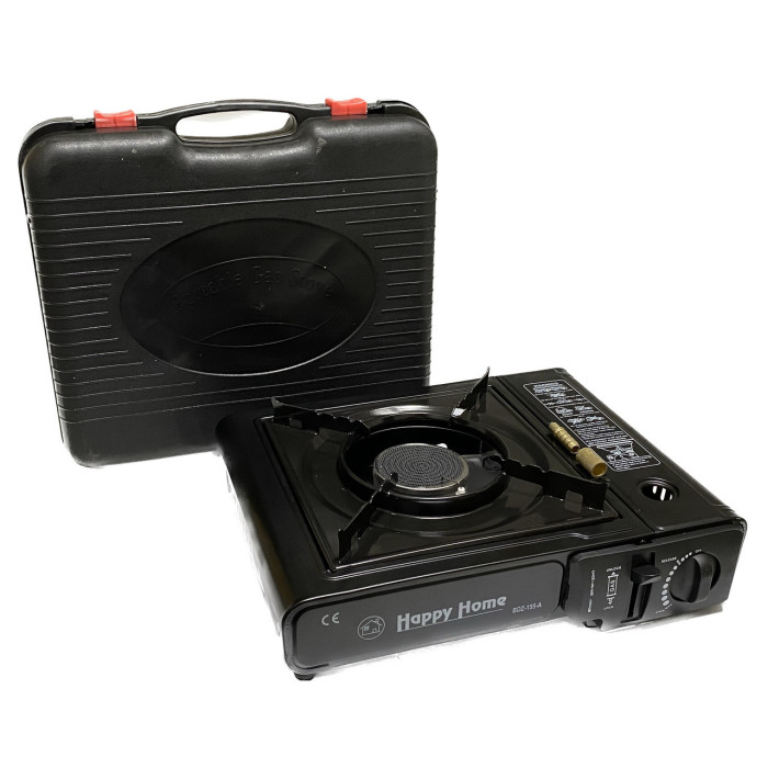 Походная плитка под балончик с переходником под большой балон в кейсе 155b-115d