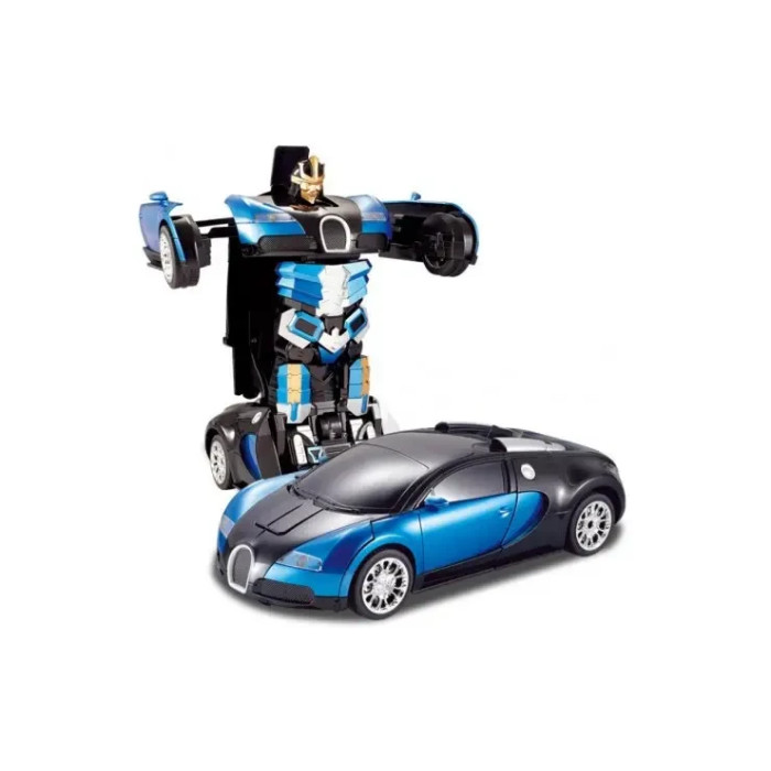 Трансформер машинка Bugatti Car Robot TT663 (БІЛЬША!) 30 СМ