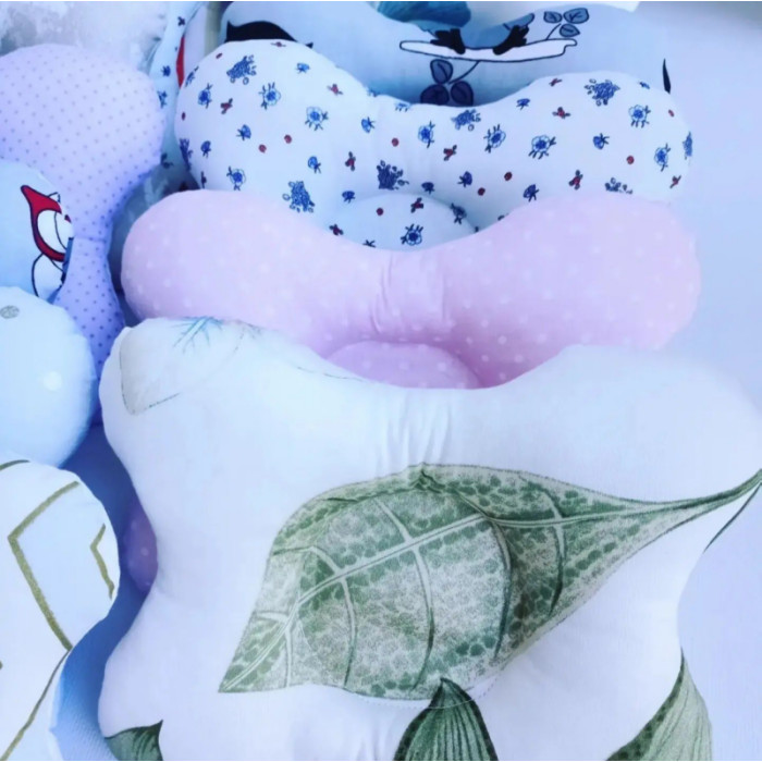 Ортопедическая подушка бабочка для младенцев