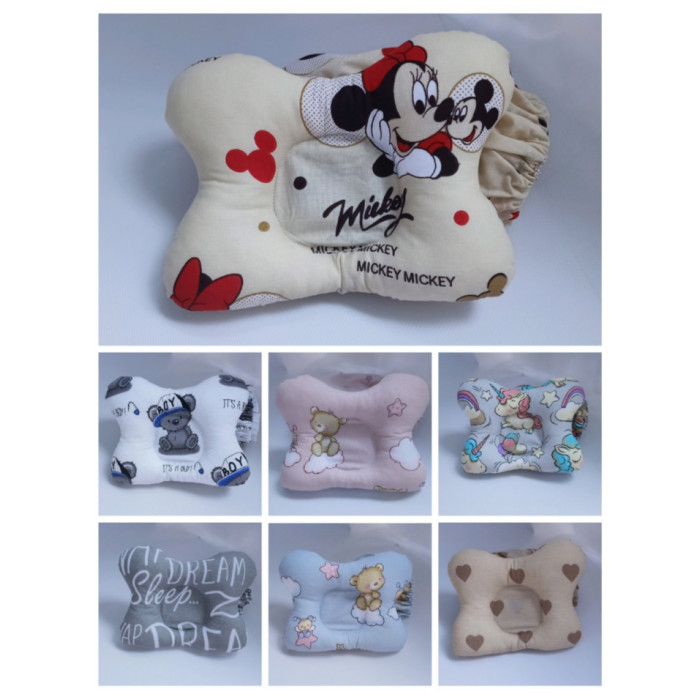 Ортопедическая подушка бабочка для младенцев