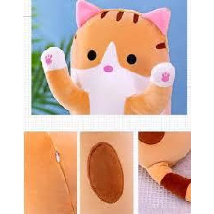 Іграшка плюшева у формі кішки 50 см DOLL 1498-50