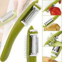 Мультичистка для чищення овочів зі щіткою Multi Peeller
