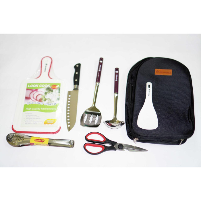 Набір посуду для кемпінгу із 7 предметів