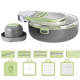 Овочерізка, подрібнювач для овочів і фруктів 9в1 Vegetable Cutter C351