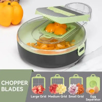Овощерезка, измельчитель для овощей и фруктов 9в1 Vegetable Cutter C351