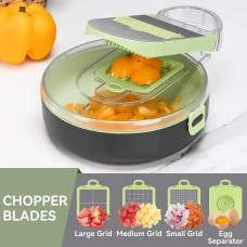 Овочерізка, подрібнювач для овочів і фруктів 9в1 Vegetable Cutter C351