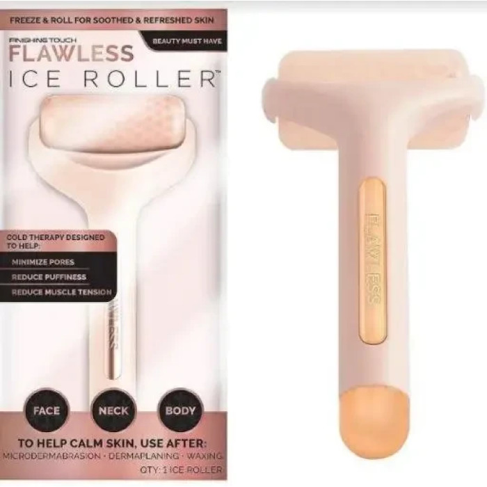 Охлаждающий ролик массажер для лица и тела Flawless Ice Roller 395