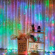 Xmas гірлянда 480 LED (Водоспад 3M*3M) мультиколірна