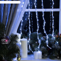Xmas гірлянда LED (Водоспад 2M*2M) 200-W-2 біла
