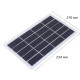 Сонячна панель 7W 234*170MM AND HA-52