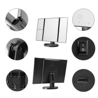 Зеркало тройное косметическое настольное Cosmetic mirror AND LY-700