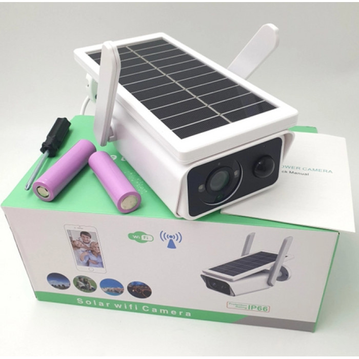 Автономная камера уличная беспроводная на солнечной батарее 2 MP AP IP Solar APP ICSEE