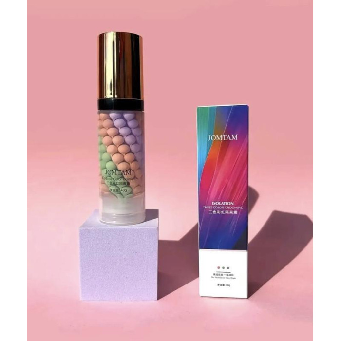 База для обличчя триколірна