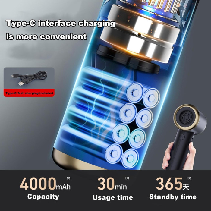 Автомобільний портативний бездротовий пилосос AND988