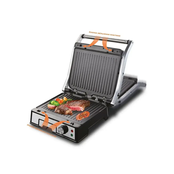 Гриль контактний 3000 Вт BBQ BITEK BT-2687