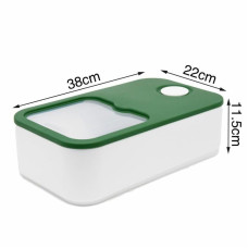 Бокс із висувною кришкою для зберігання борошна, сипучої, хімії 5kg