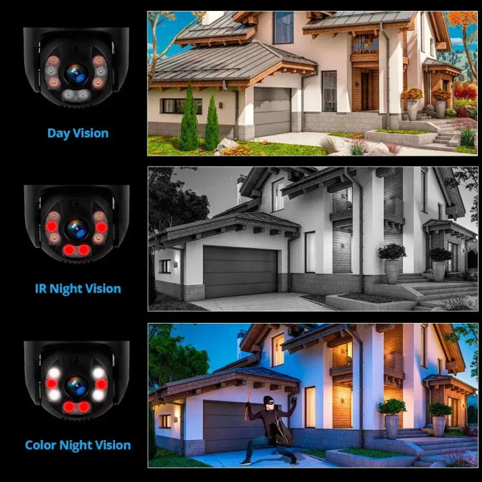 Система відеоспостереження Dvr kit 2 ch з поворотними камерами