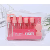 Дорожня пляшка-розпилювач із кришками 9 in 1 Travel Bottle Set