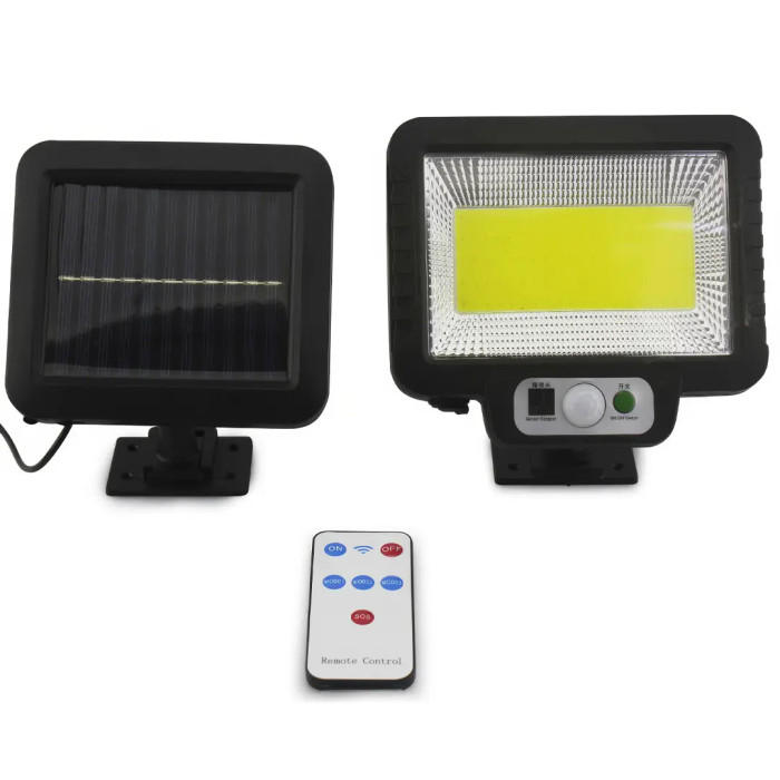 Прожектор акумуляторний із сонячною панеллю T09