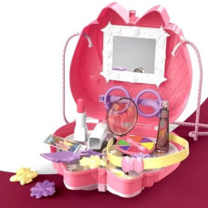 Дитячий косметичний набір сумка для макіяжу з дзеркалом Kids Pretend Toy Bag