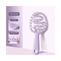 Массажная силиконовая щетка для волос Zigzag