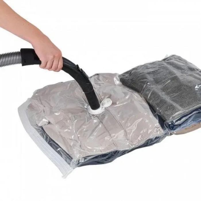 Вакуумні пакети для пакування та зберігання одягу VACUUM BAG 80*120 ( ціна за паковання)