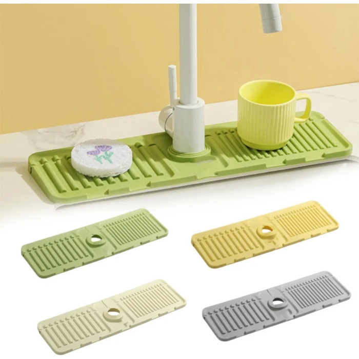 Силіконова насадка-бризговик на змішувач для раковини Drain mat AND LY-692