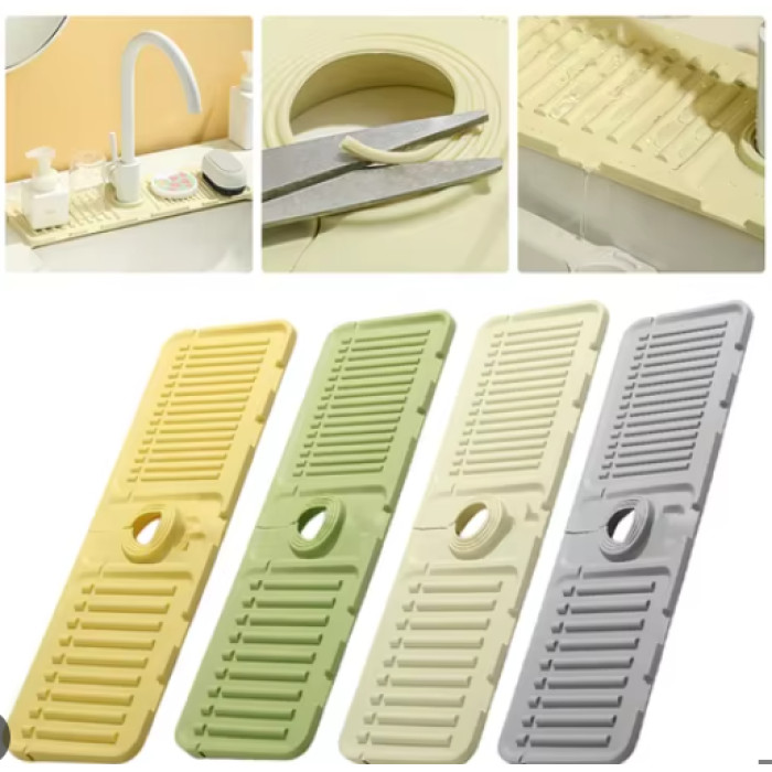 Силіконова насадка-бризговик на змішувач для раковини Drain mat AND LY-692