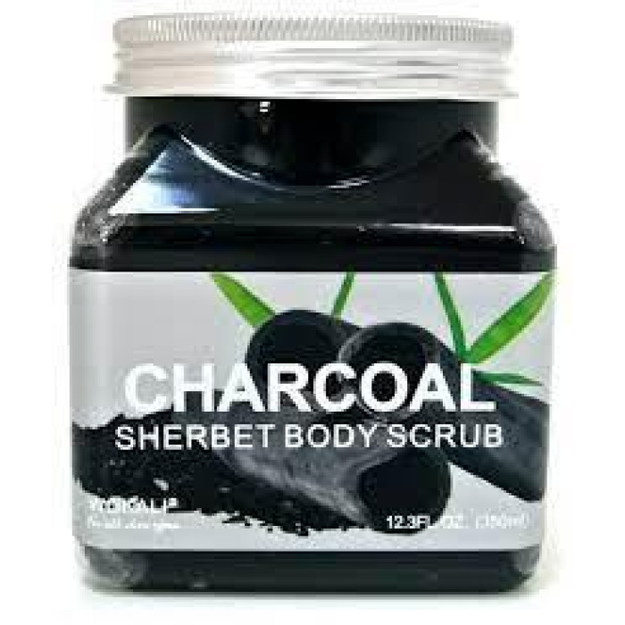 Скраб для тіла Wokali Charcoal Sherbet Body Scrub 350 мл
