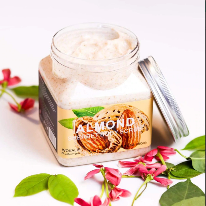 Скраб для тіла Wokali Almond Sherbet Body Scrub 350 мл