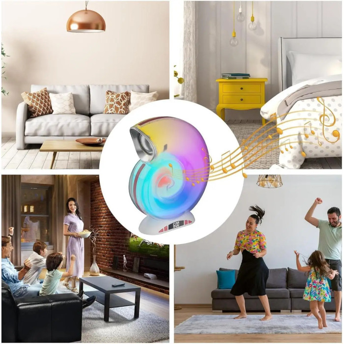 Креативна бездротова Bluetooth-колонка з підсвіткою RGB L-39