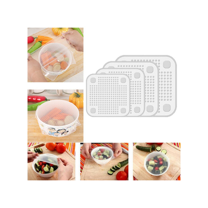 Силиконовые плёнки-крышки Stretch Fresh