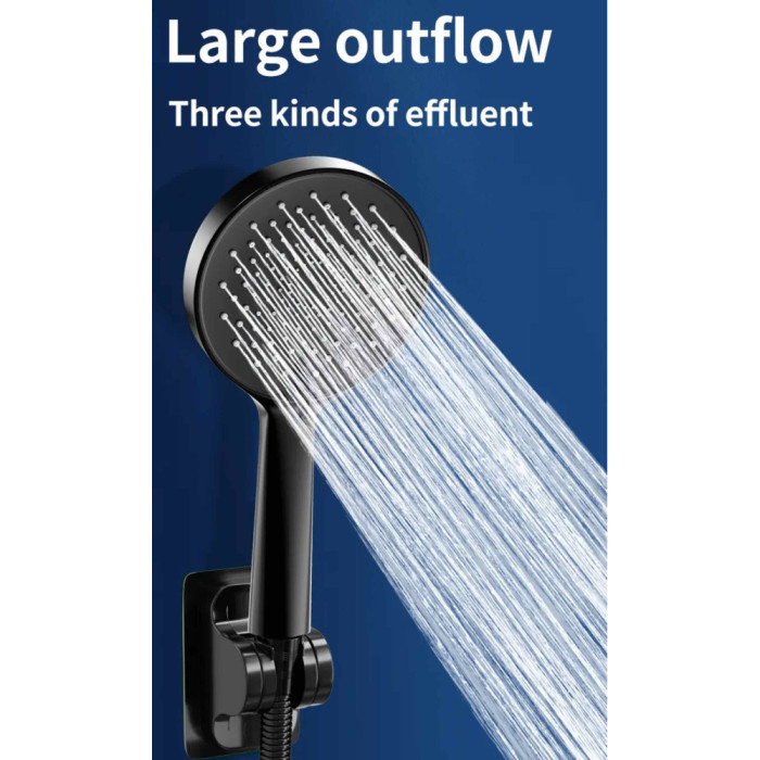 Насадка для душа ЧЕРНАЯ Shower set AND 521-2416 S285-2409-Y