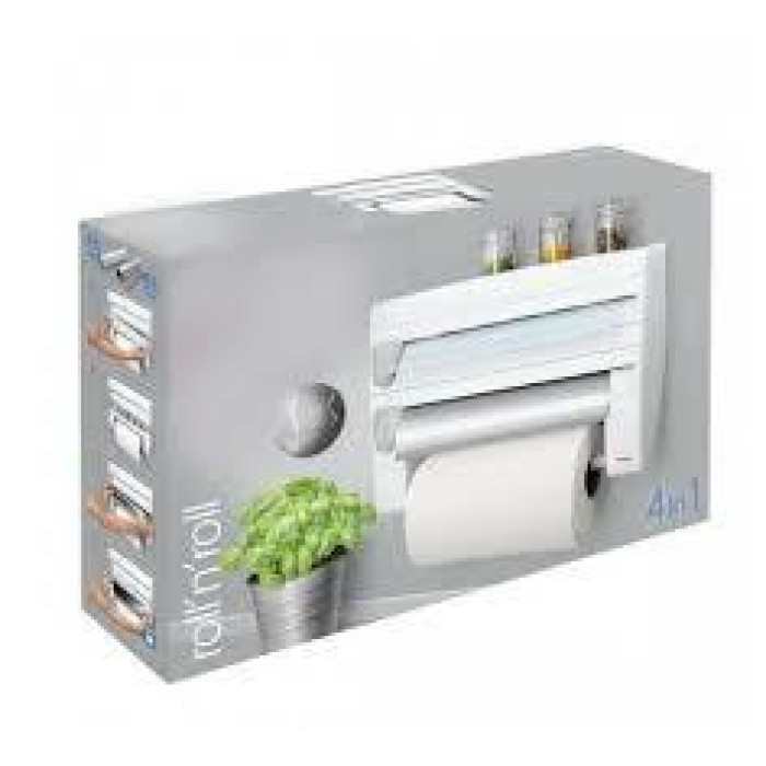Кухонний диспенсер для плівки, фольги та рушників 4в1 Triple Paper Dispenser NEW
