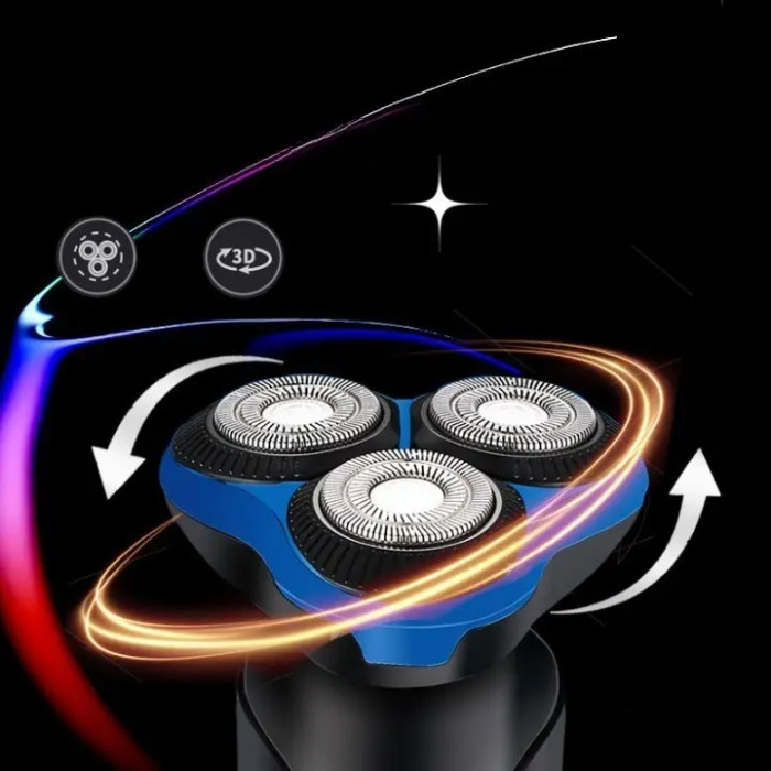 Акумуляторна електробритва-шейвер Geemy GM-9010