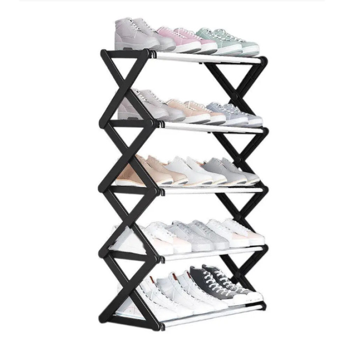 Складана полиця для взуття Shoe Rack 5 секцій (RD-9002)