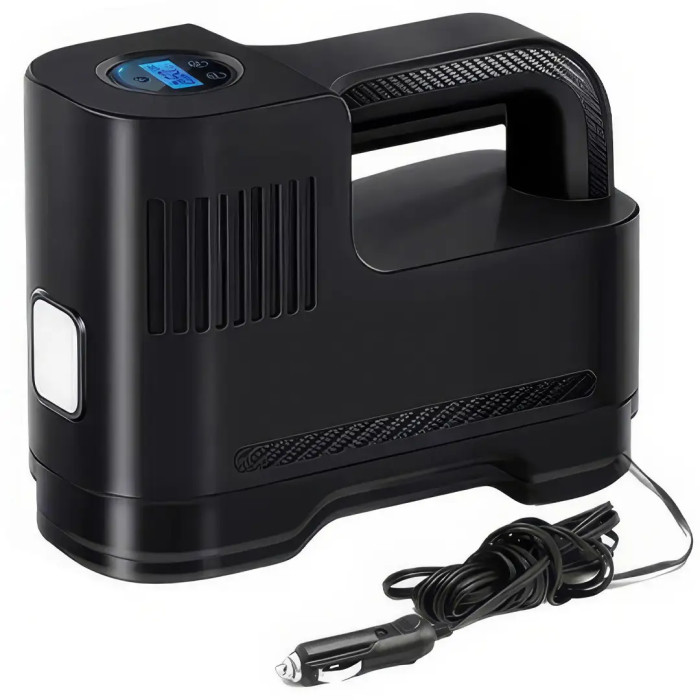 Портативний автомобільний компресор з дисплеєм і живленням від прикурювача Air pump AND XL-1026