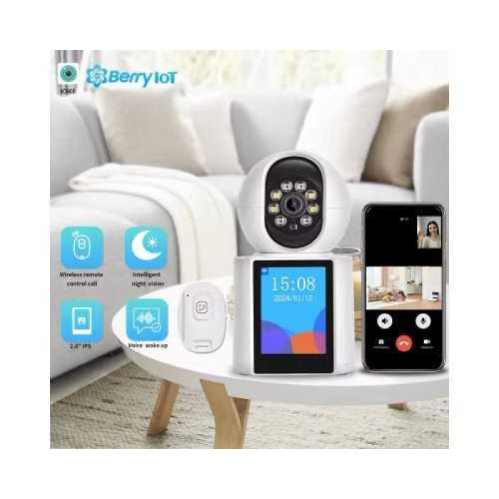 Настільна камера V1-20C, 3мп, Wi-Fi, екран 2,8', що говорить няня, ICSEE