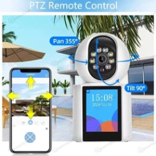 Настільна камера V1-20C, 3мп, Wi-Fi, екран 2,8', що говорить няня, ICSEE