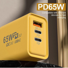 Адаптер для заряджання USB і 2 TYPE C 65W