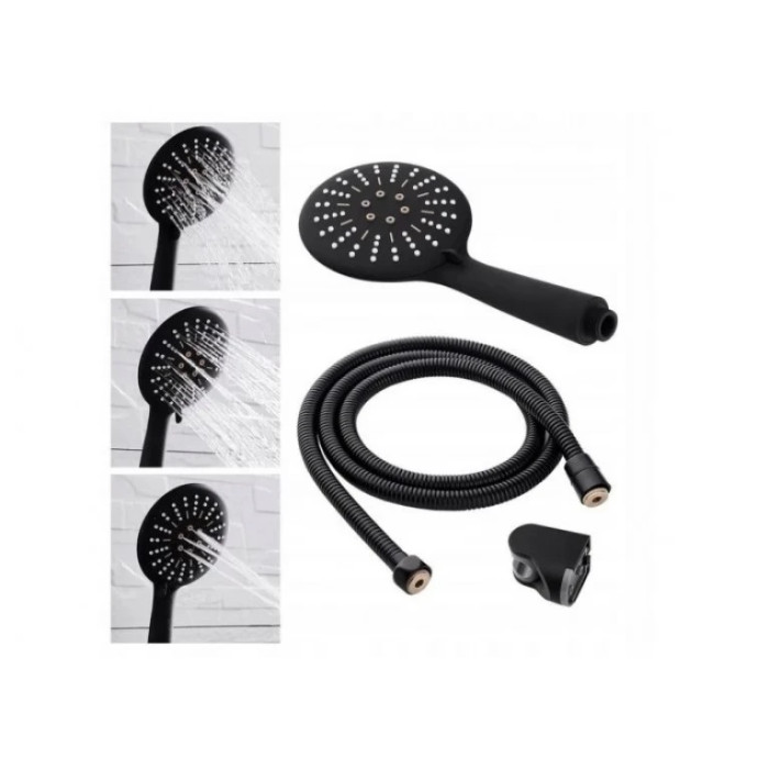 Насадка для душа ЧЕРНАЯ Shower set AND 521-2416 S285-2409-Y