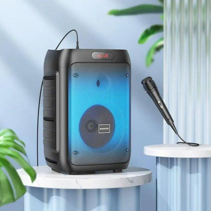 Портативна колонка Borofone BP10 з мікрофоном