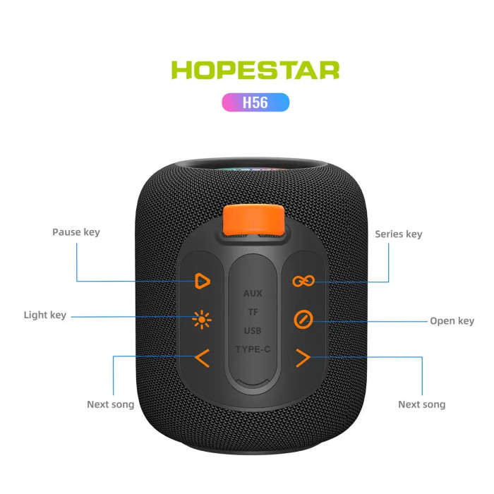 Портативна колонка Hopestar H56