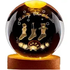 Кришталева декоративна куля "Носочки" від USB ball HA-82 8 см