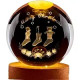 Кришталева декоративна куля "Носочки" від USB ball HA-82 8 см
