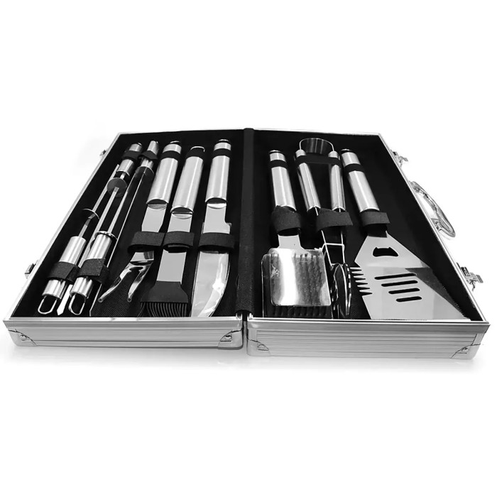 Набір для мангала 43х21х8 см BBQ Tools Set AL-10