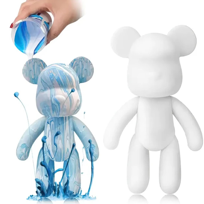 Мишка для творчества с красками (3шт) Fluid bear AND HA-138