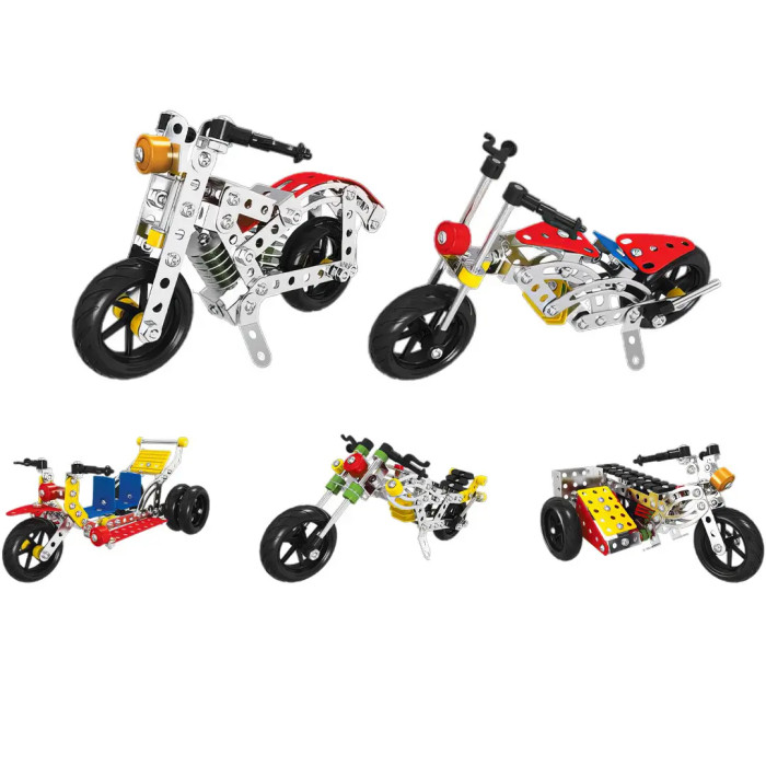 Дитячий конструктор X638-1 у формі мотоцикла 283 деталей